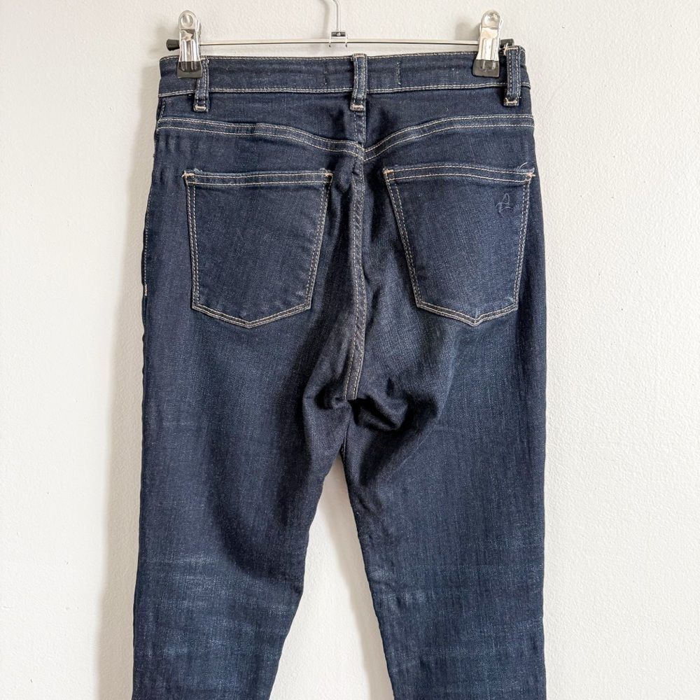 DL1961 Chrissy Skinny Dark Wash Premium Stretch Denim Size 24 - Picture 4 of 7